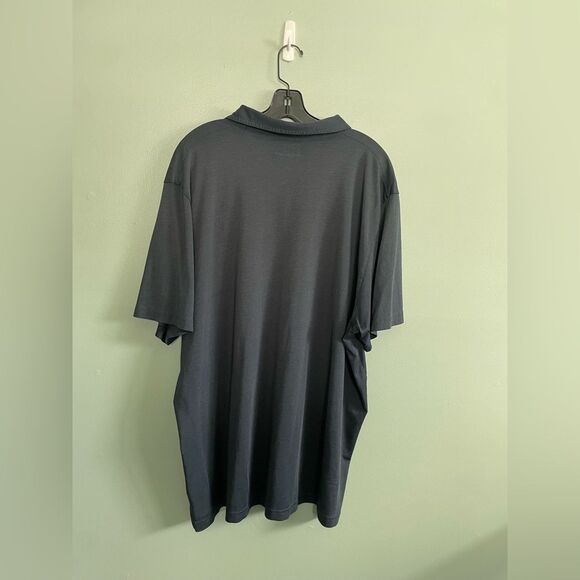Travis Mathew Zinnia Black Polo Shirt Short-Sleeved Pima Cotton Blend Sz 3XL - Picture 5 of 5